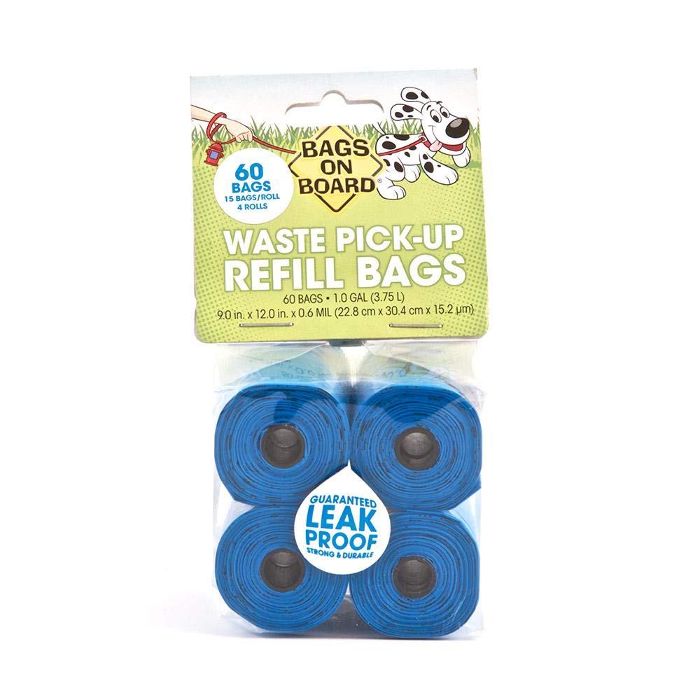 BOB Refill Bags - Blue 60 bags (4x15) - Naturally For Pets