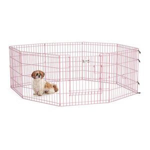 Pink Exercise Pen Door 24 inch