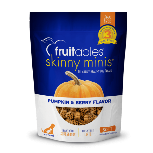 Fruitables Skinny Minis Dog Treats Pumpkin & Berry