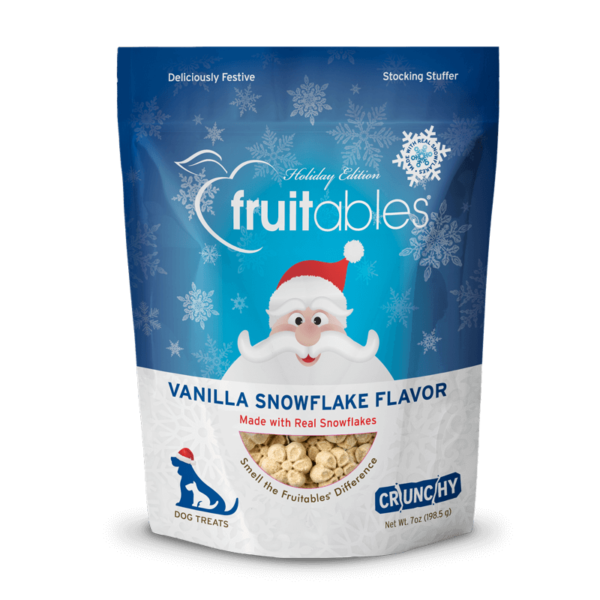 Fruitables Vanilla Snowflake Dog Treats