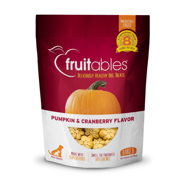 Fruitables Dog Treats Pumpkin & Cranberry