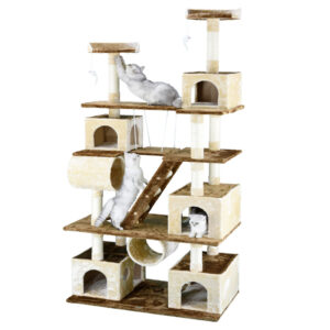 87" Cat Tree Climber with Swing F216