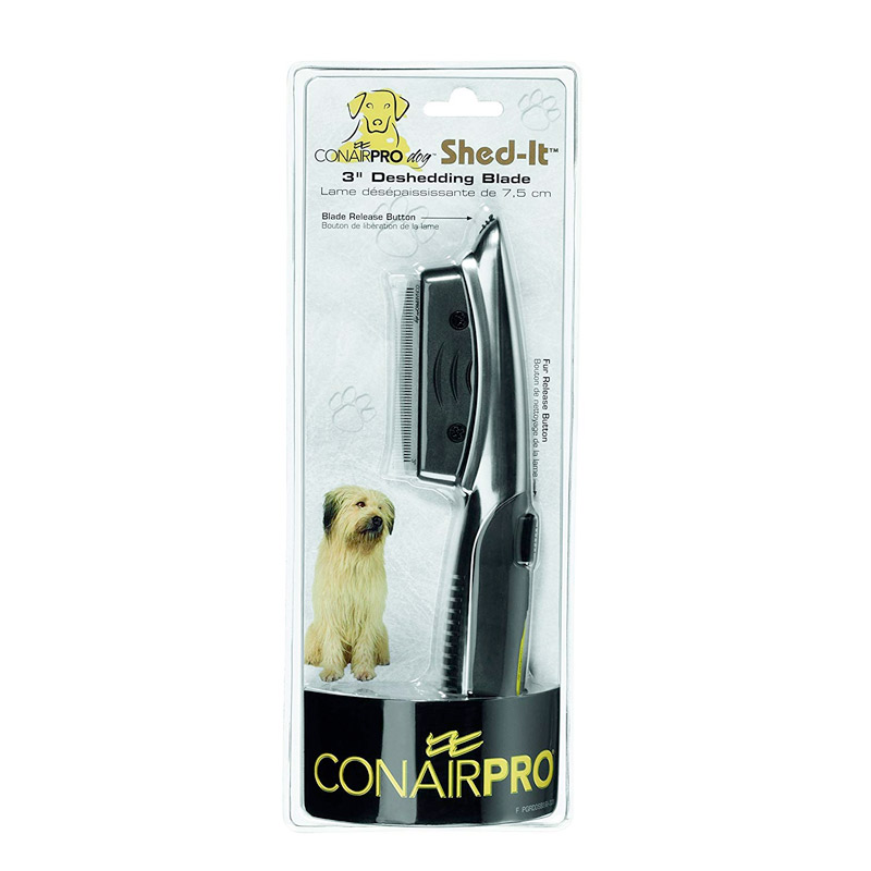 Conair Pro Shed It With 3 Deshedding Blade For Dogs