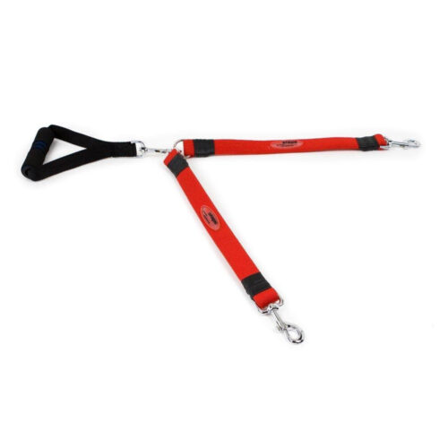 Dual Leash Large Red