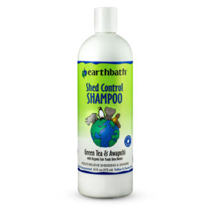 earthbath® Shed Control Shampoo, Green Tea & Awapuhi with Organic Fair Trade Shea Butter, Helps Relieve Shedding & Dander