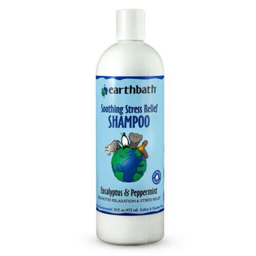 earthbath® Soothing Stress Relief Shampoo, Eucalyptus & Peppermint, Promotes Relaxation & Stress Relief