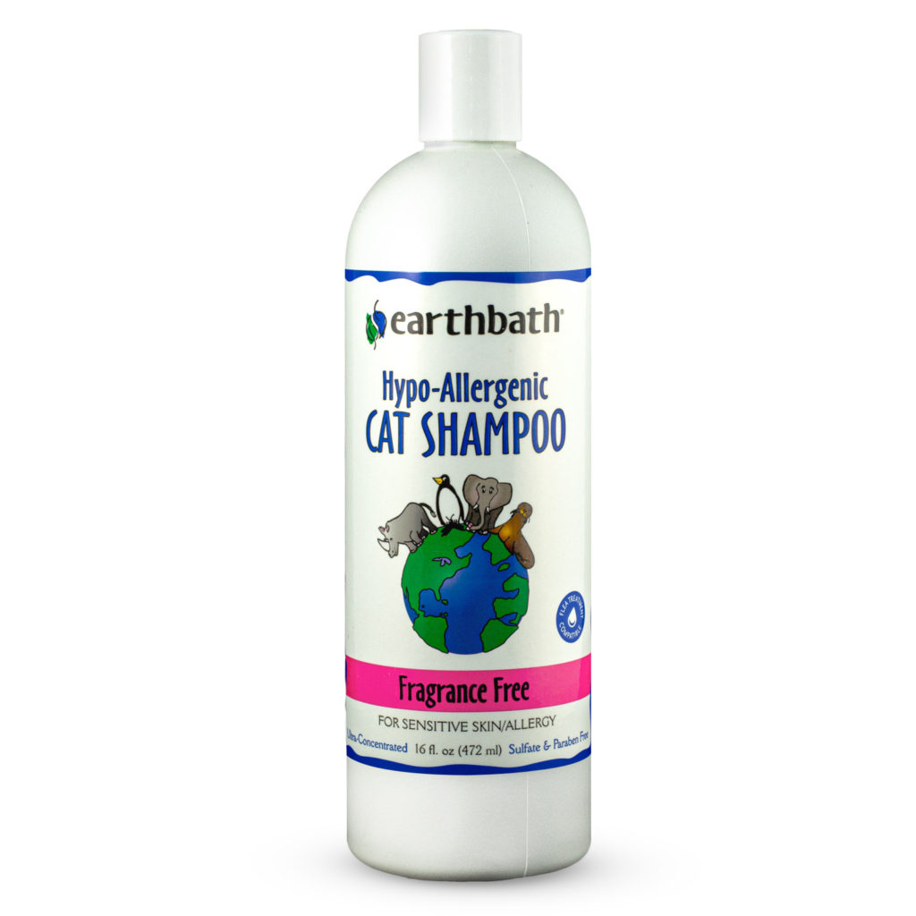 earthbath® HypoAllergenic Cat Shampoo, Fragrance Free, for Sensitive