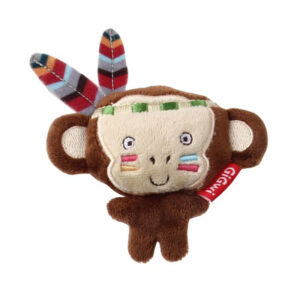 GiGwi Happy Indians 'Melody Chaser' Monkey