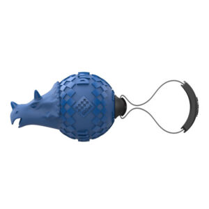 Gigwi Dinoball Triceratops "Push to Mute" Light Blue