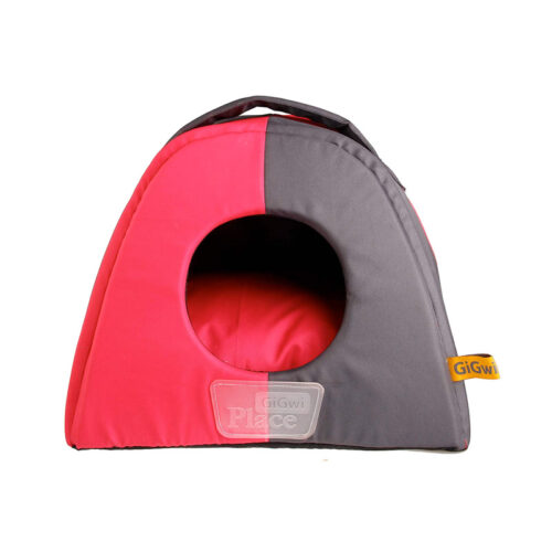 Gigwi Place Pet House Canvas, Plush, TPR Red Rose