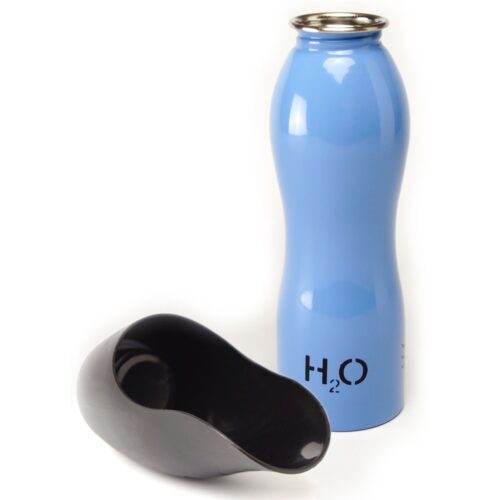 H2O4K9 Dog Water Bottle 0.7lt Blue