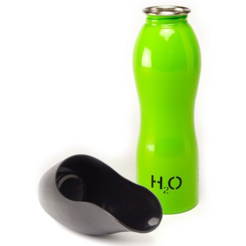 H2O4K9 Dog Water Bottle 0.7lt Green
