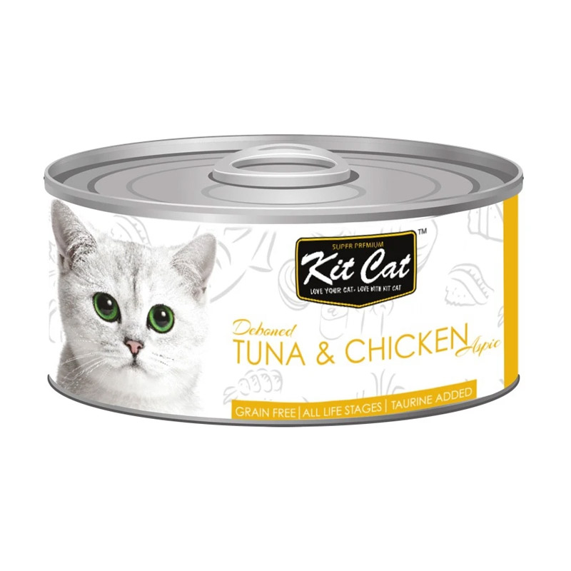 Kit Cat Tuna & Chicken 80g Naturally For Pets