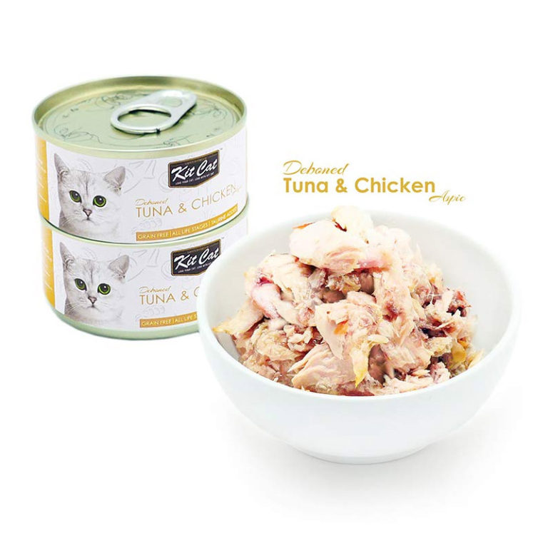 Kit Cat Tuna & Chicken 80g Naturally For Pets