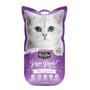 Kit Cat Purr Puree Plus+ Tuna & Collagen Care (Collagen Care)