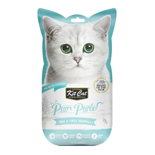 Kit Cat Purr Puree Tuna & Fiber (Hairball)