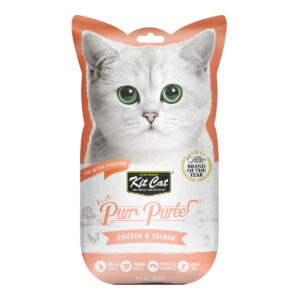 Kit Cat Purr Puree Chicken & Salmon