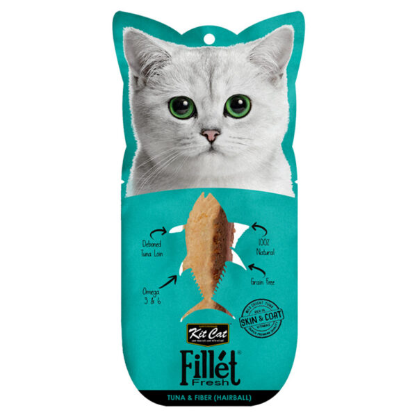 Kit Cat Fillet Fresh Tuna and Fiber (Hairball)
