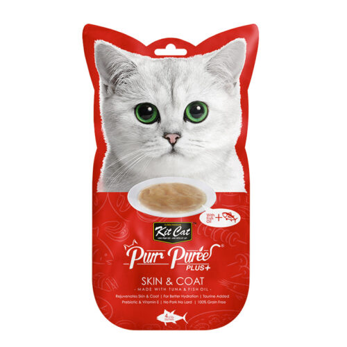 Kit Cat Purr Puree Plus+ Tuna & Fish Oil