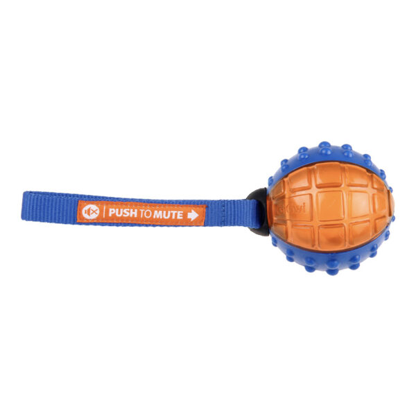 "Push To Mute" Regular Ball Blue/Orange/Transparent