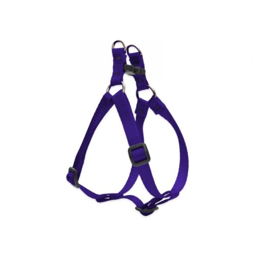 Basic Solids Step In Dog Harness 1/2 Purple