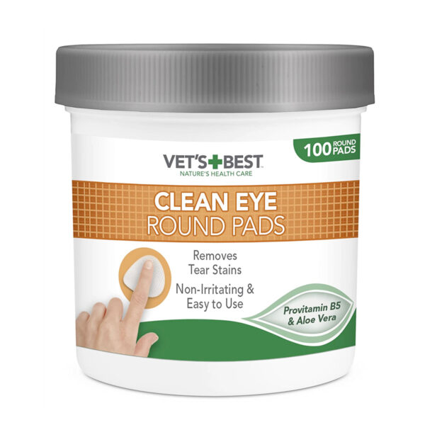 Vet's Best Clean Eye Round Pads