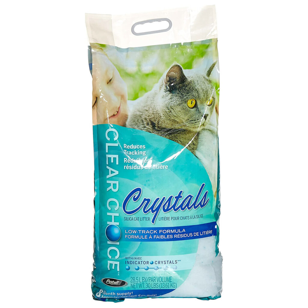 Clear Choice Silica Crystal Cat Litter 30L (13.6kg) Naturally For Pets