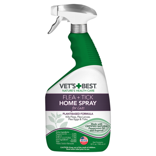 Natural Flea and Tick Home Spray for CATS