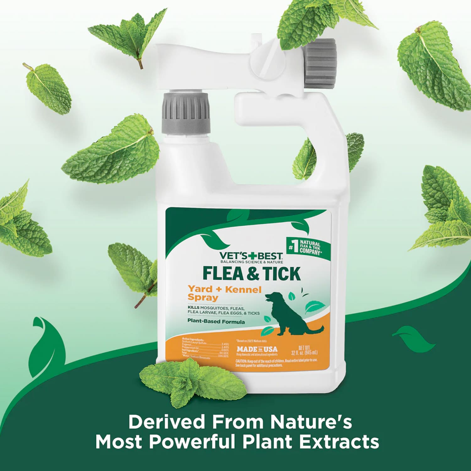 Vet's Best Flea + Tick Yard & Kennel Spray (32 oz) - Image 3