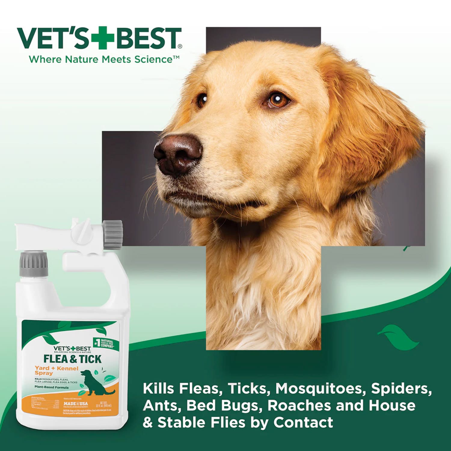 Vet's Best Flea + Tick Yard & Kennel Spray (32 oz) - Image 4