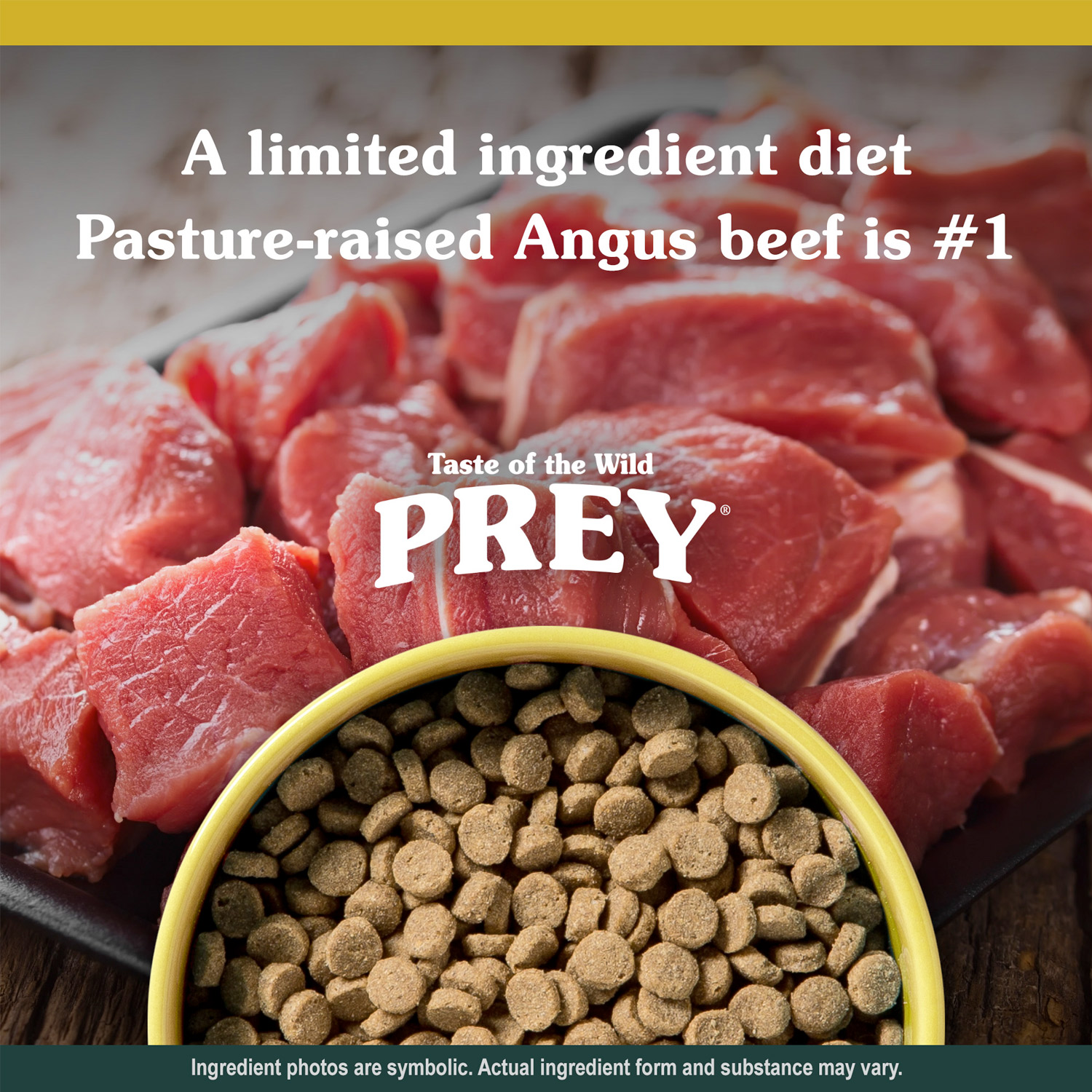 Taste of the Wild Angus Beef PREY Cat Food Naturally For Pets