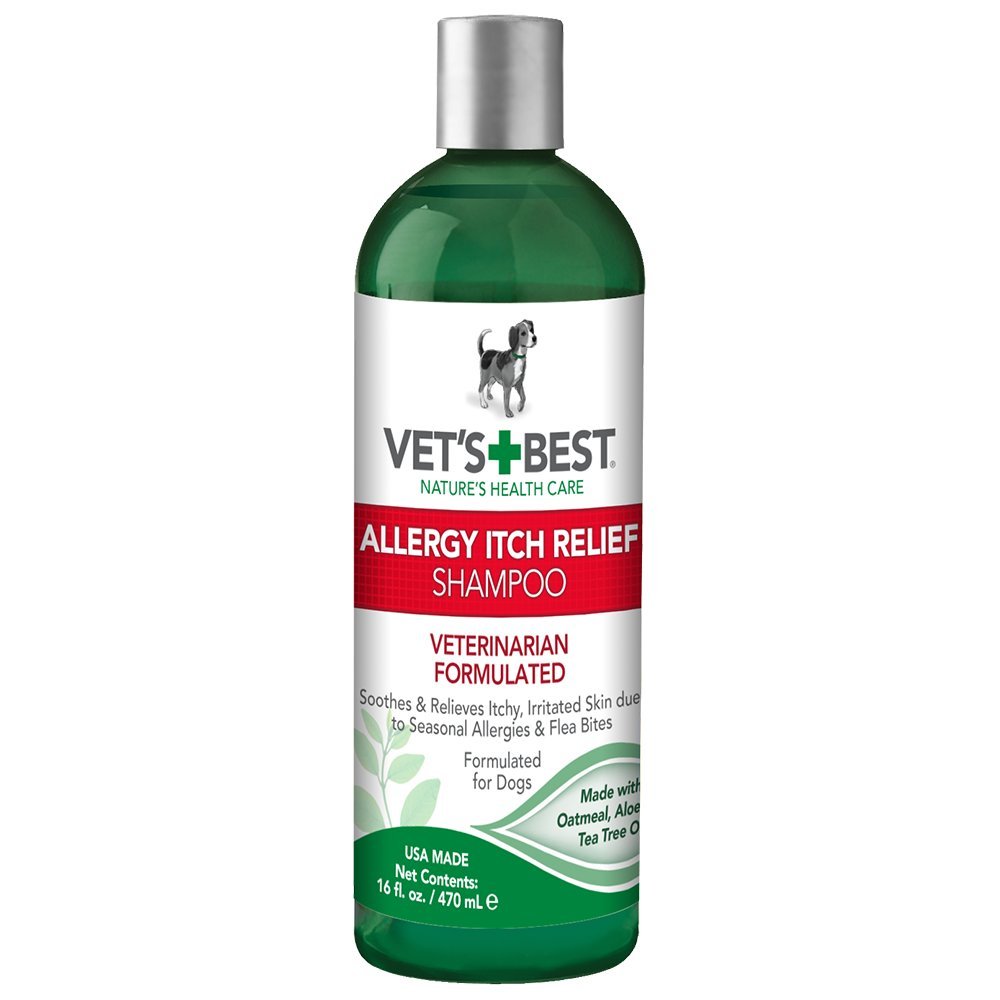 Vets Best Allergy Itch Relief Dog Shampoo 16 Oz Naturally For Pets