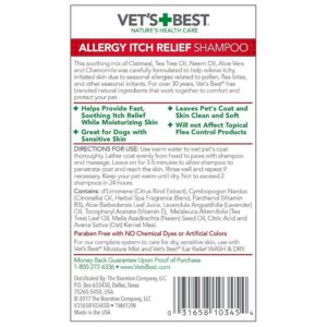 vets best allergy itch relief shampoo