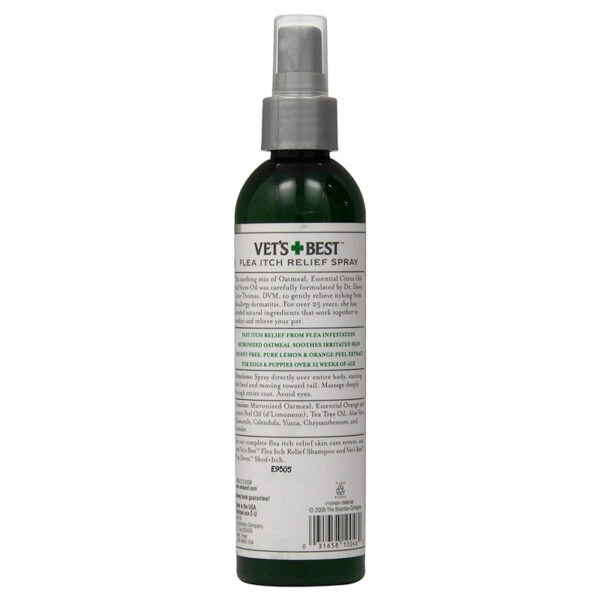 Vet's Best Flea Itch Relief Spray for Dogs 8 oz.
