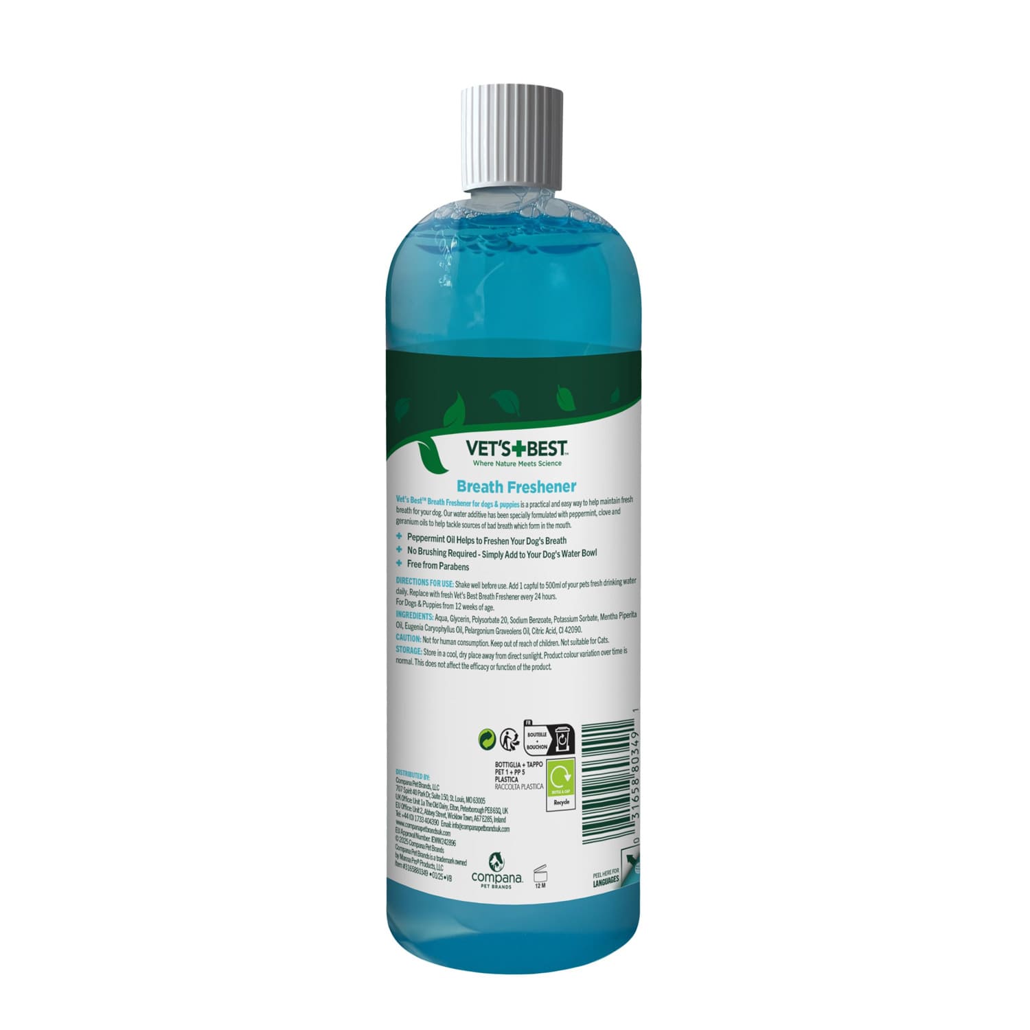 Vet's best Breath Freshener 500ml - Image 2