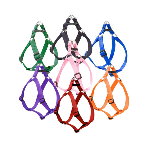 Basic Solids Step In Dog Harness 3/4 inch