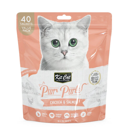 Kit Cat Purr Puree Chicken & Salmon Value Pack
