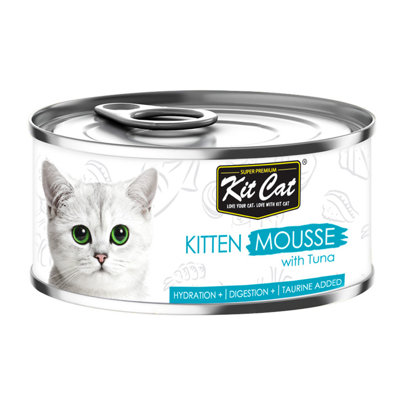 Kit Cat Kitten Mousse with Tuna 80g - Naturally For Pets