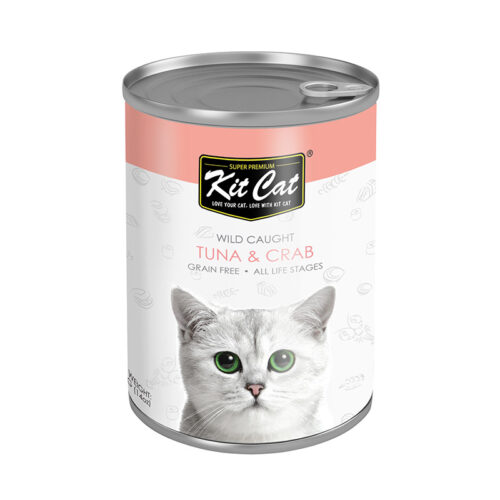 Kit CatTuna with Crab Canned Cat Food