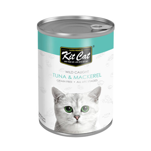 Kit Cat Tuna with Mackerel Canned Cat Food 400g