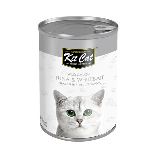 Kit Cat Tuna with Whitebait Canned Cat Food 400g