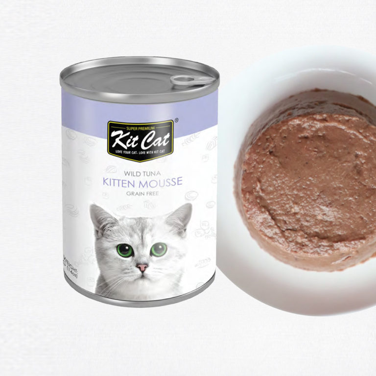 Kit Cat Wild Tuna Kitten Mousse Canned Cat Food 400g Naturally For Pets