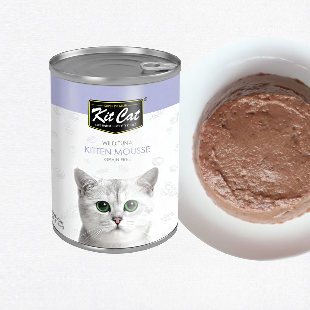 Fjord honning nærme sig Kit Cat Wild Tuna Kitten Mousse Canned Cat Food 400g - Naturally For Pets