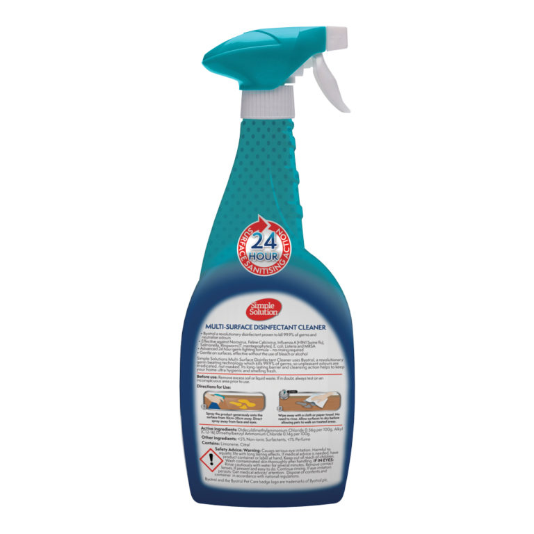 MultiSurface Disinfectant Cleaner 750ml Naturally For Pets