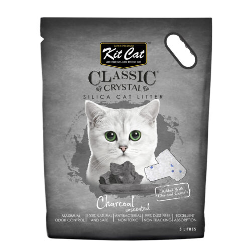 Kit Cat Classic Crystal Charcoal Unscented Cat Litter
