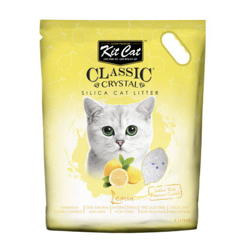 Kit Cat Classic Crystal lemon Cat Litter 5L