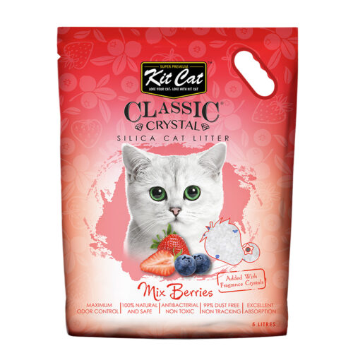 Kit Cat Classic Crystal Mix Berries Cat Litter