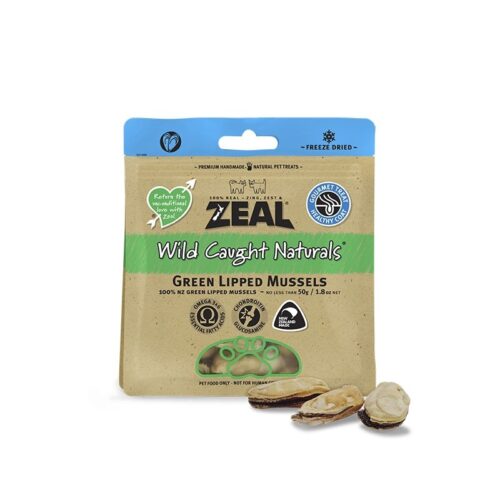 Zeal Freeze Dried Wild Caught Green Lipped Mussels Pet Treats