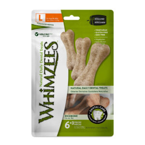 Whimzees Natural Grain Free Ricebone Dental Dog Treats