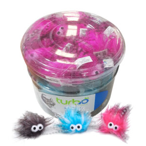 Turbo Plush Monsters Bulk Cat Toy Bin